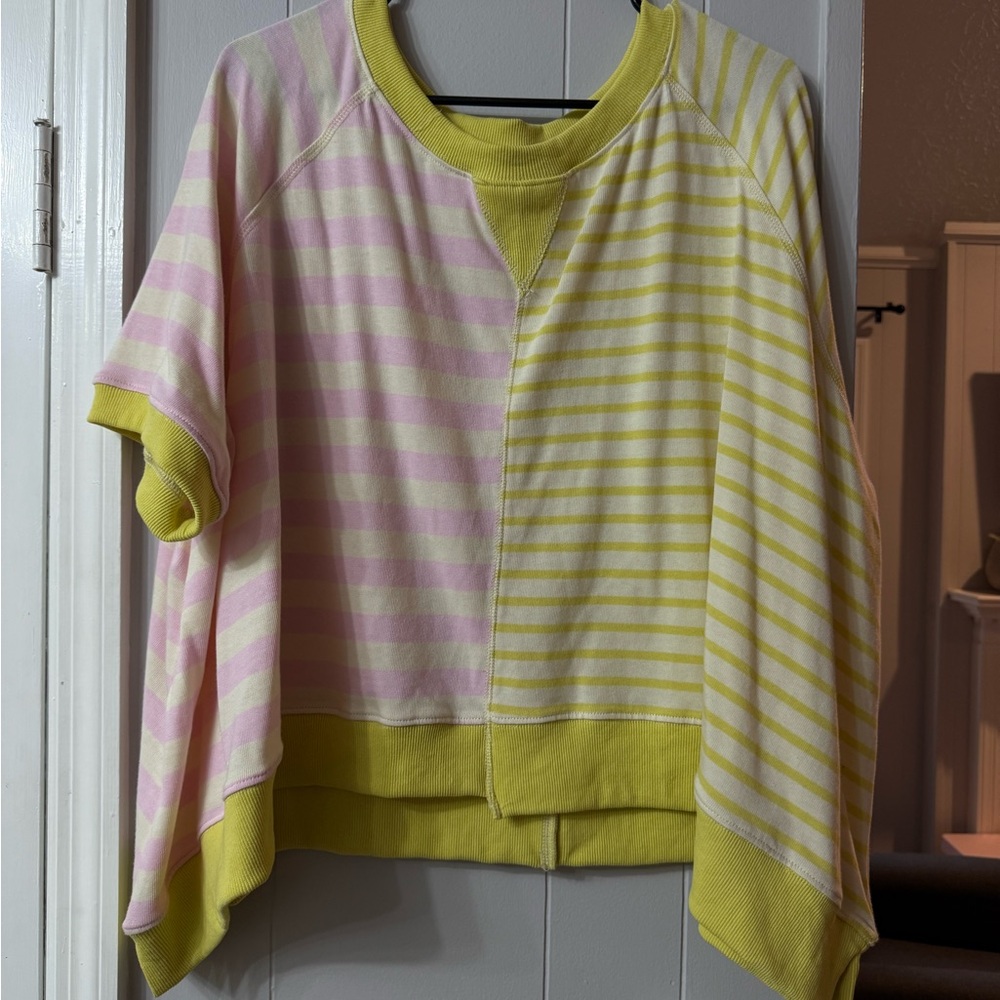 Peach love California Striped Pink and Yellow